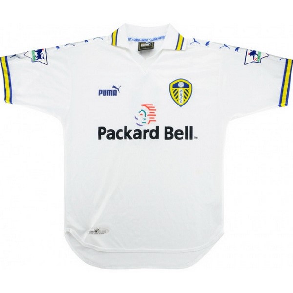 Tailandia Camiseta Leeds United Primera equipo Retro 1999 2000 Blanco